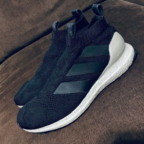 NEW ADIDAS Ultraboost MID Black Tan Animal Print insoles Womens 7.5 US 39 1/3 EU - Picture 2 of 16